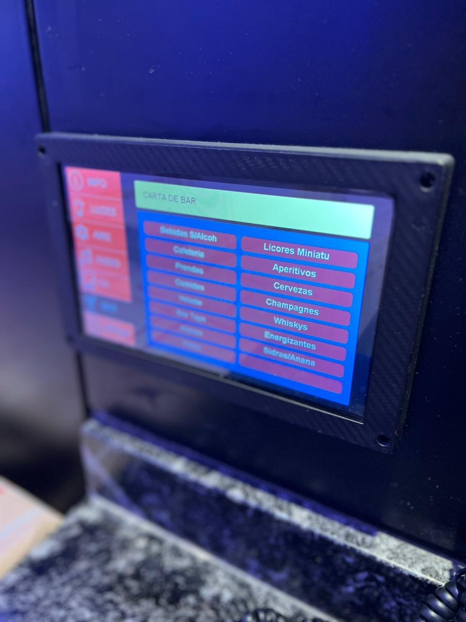 Panel de control - luces